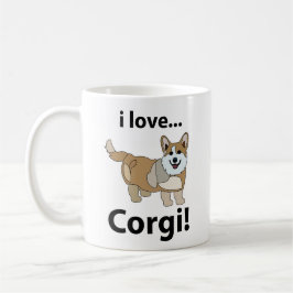 Taza De Café Corgi I Love Corgi Coffee Mug