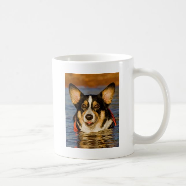 Taza De Café Corgi lindo (Derecha)