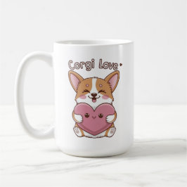 Taza De Café Corgi Love
