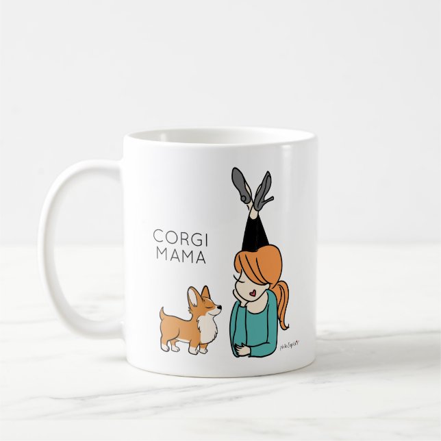 Taza De Café Corgi Mama Coffee Mug personalizado