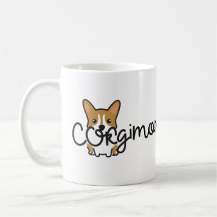 Taza De Café Corgi Mom Corgi Welsh Corgi Dueño de Perros