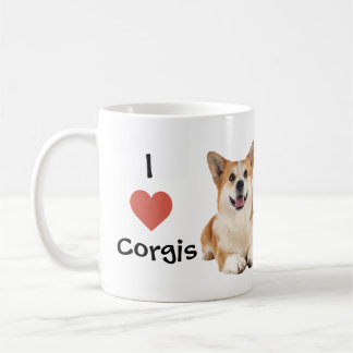 Taza De Café Corgi Mug me encanta Corgis