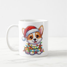 Taza De Café Corgi Mug, Navidades curos