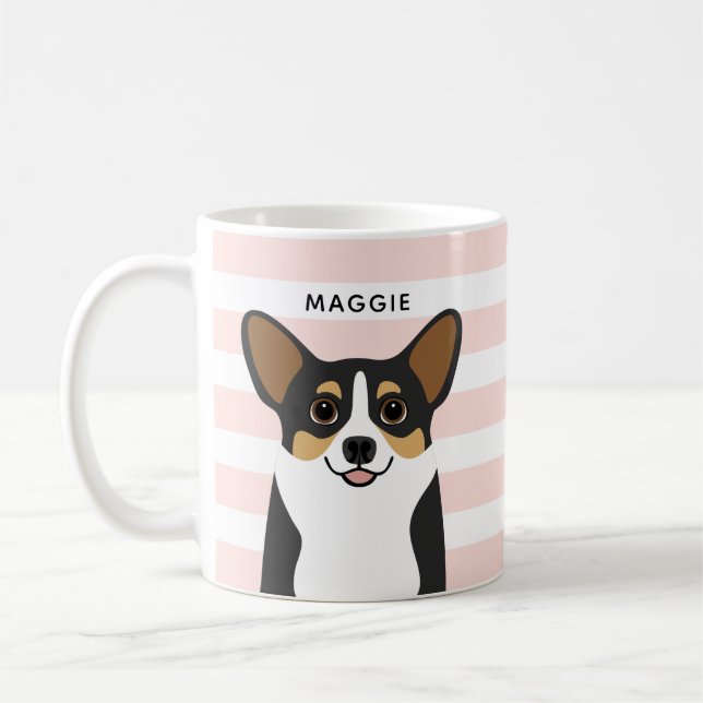 Taza De Café Corgi Mugs (Izquierda)