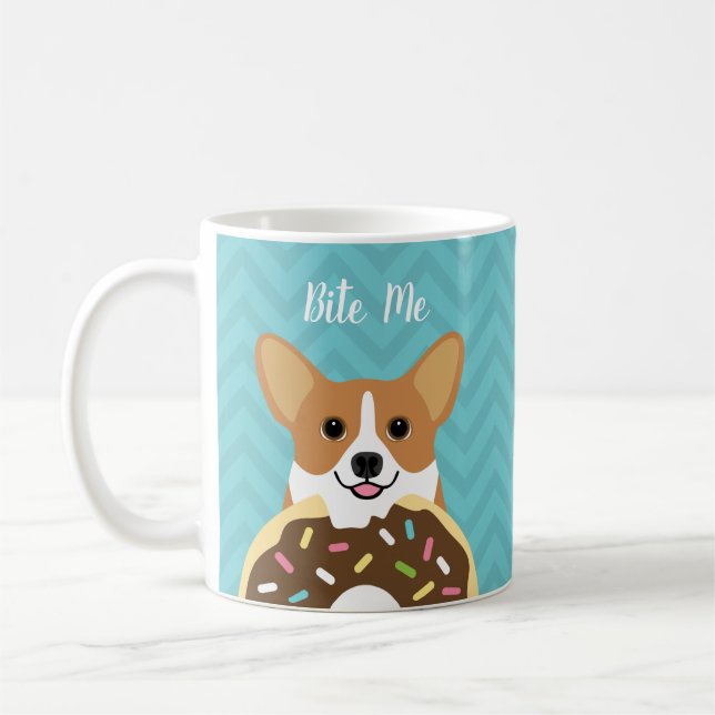 Taza De Café Corgi Mugs (Izquierda)