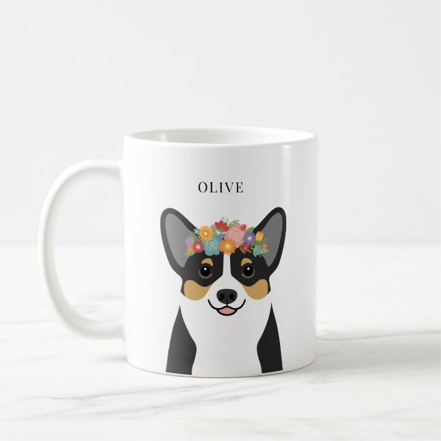 Taza De Café Corgi Mugs (Izquierda)