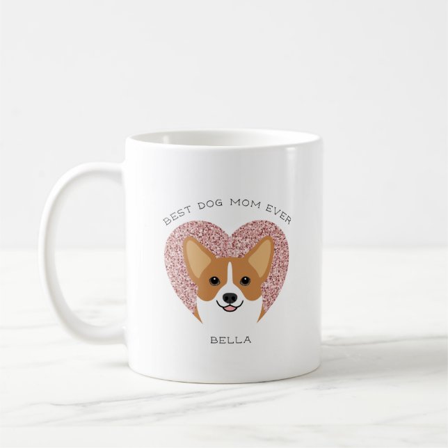 Taza De Café Corgi Mugs (Izquierda)