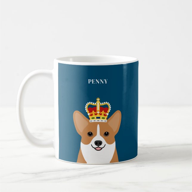 Taza De Café Corgi Mugs (Izquierda)