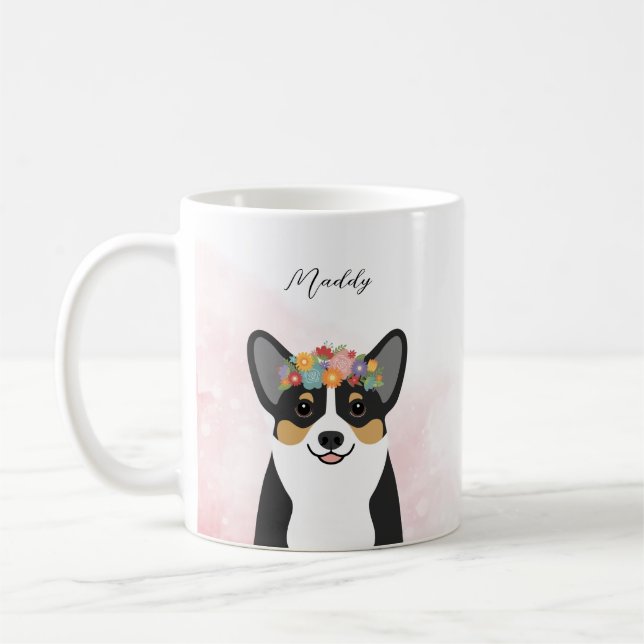 Taza De Café Corgi Mugs (Izquierda)