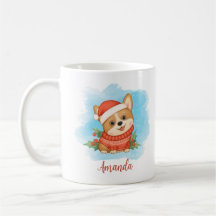 Corgi Navidades personalizados
