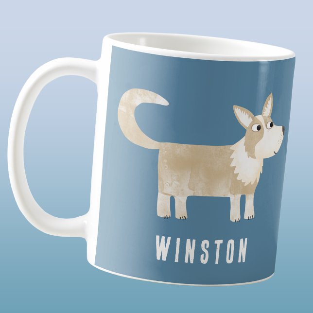 Taza De Café Corgi Personalizado (Subido por el creador)