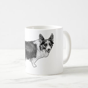 Taza De Café Corgi Prism Fiesta Guiño
