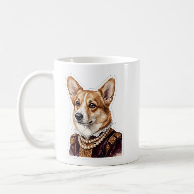 Taza De Café Corgi R (Izquierda)