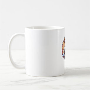 Taza De Café Corgi Y Husky En El Espacio Yin Y Yang T- Esencial