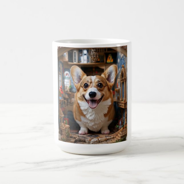 Taza De Café Corgis house (Centro)