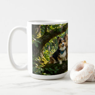 Taza De Café Corgis y pájaro