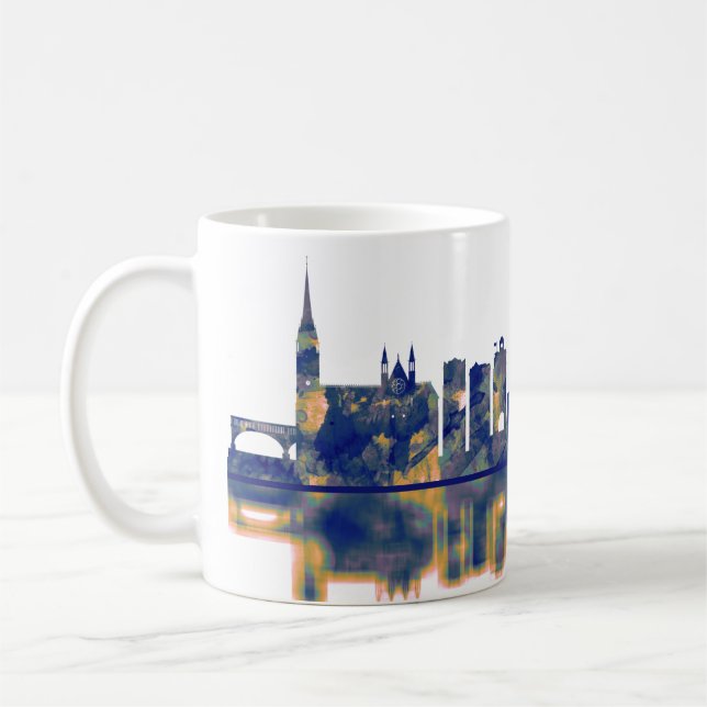 Taza De Café Cork Skyline (Izquierda)