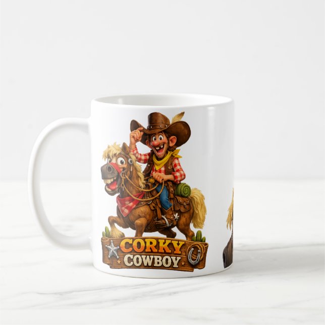 Taza De Café Corky Cowboy (Izquierda)