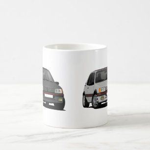 Taza De Café Cornering Peugeot 205 GTi 2 x imagen