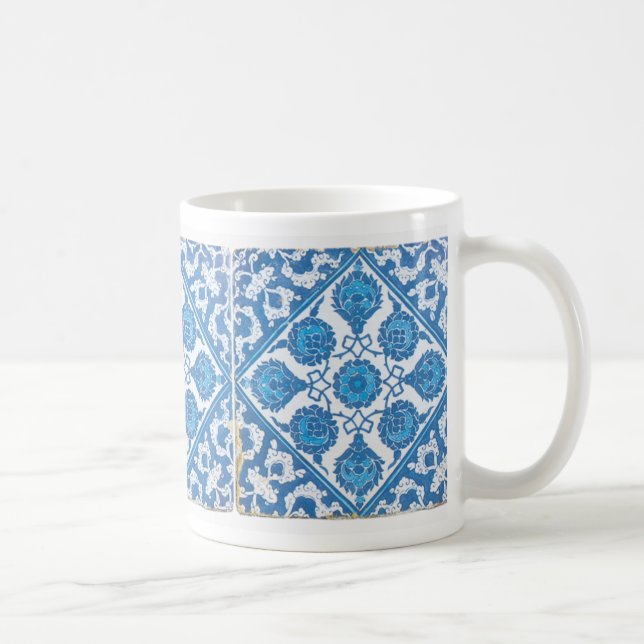 Taza De Café Cornflower azul y blanco delft (Derecha)