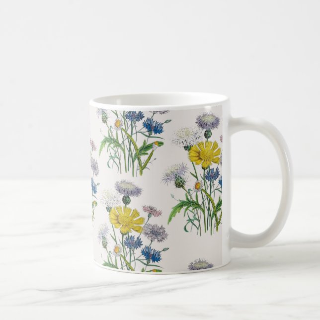 Taza De Café Cornflowers Mug (Derecha)