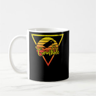 Taza De Café Cornhole Corn Hole Vintage Retro