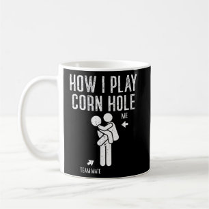 Taza De Café Cornhole Corn Hole Vintage Retro
