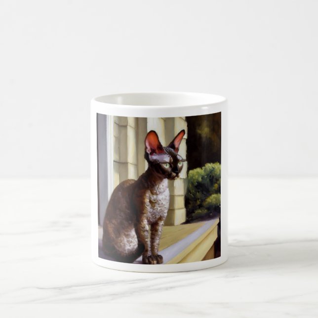 Taza De Café Cornish Rex Cat (Centro)