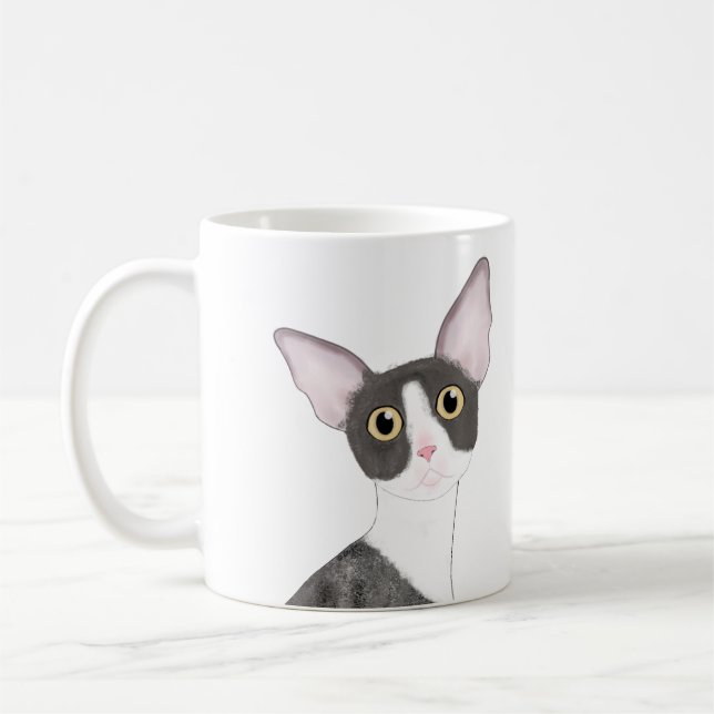 Taza De Café Cornish Rex Mug (Izquierda)