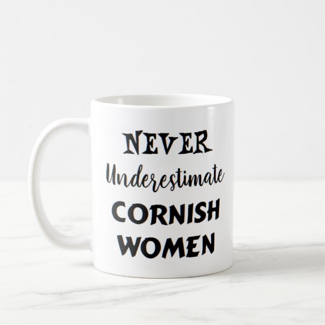 Taza De Café cornish women coffee mug (Izquierda)
