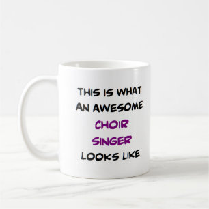 Taza De Café coro cantante, impresionante