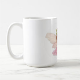 Taza De Café Corona de flores mágicas adorable hada bebé