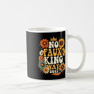 Taza De Café Corona de girasol divertida sin corona de rey fals