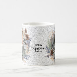 Taza De Café corona de navidades moderna