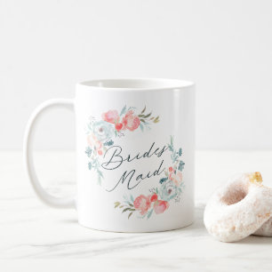 Taza De Café Corona de peonía floral de jardín francés para dam