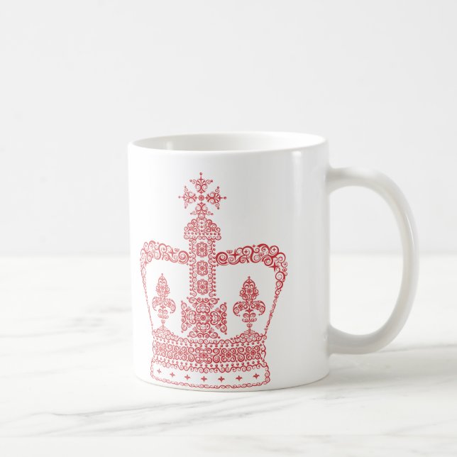Taza De Café Corona de rey o reina (Derecha)