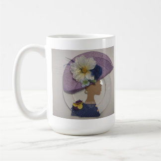 TAZA DE CAFÉ CORONA ELEGANTE - LAVANDA
