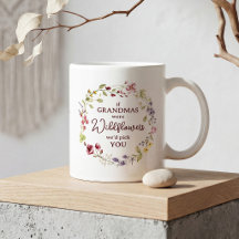 Corona floral de flores silvestres personalizada p