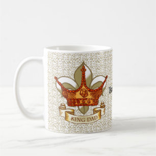 Taza De Café Corona Real Rey Papá