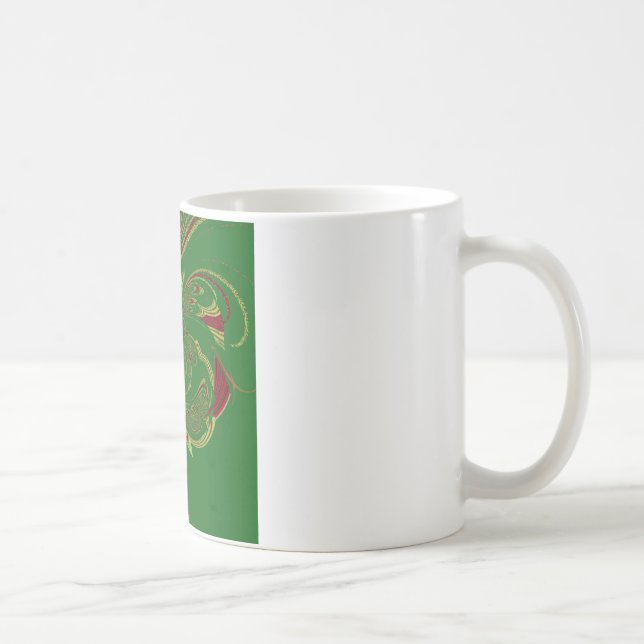 Taza De Café Corona verde (Derecha)