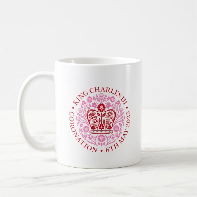 Taza De Café Coronación conmemorativa del Rey Británico III Car (Izquierda)