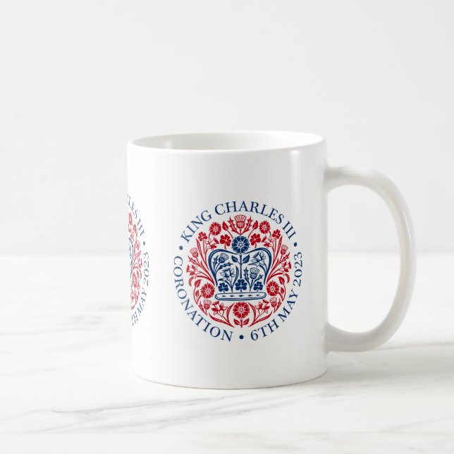 Taza De Café Coronación del Rey Carlos III (Derecha)