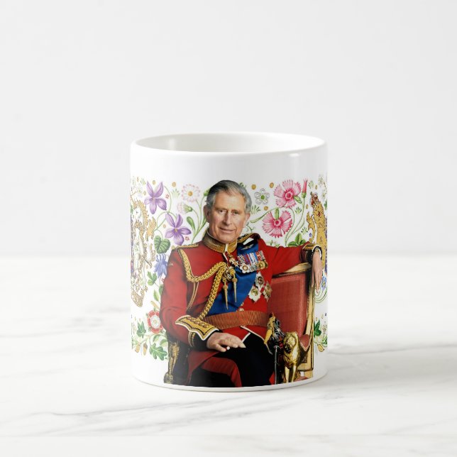 Taza De Café Coronación del Rey Carlos III (Centro)