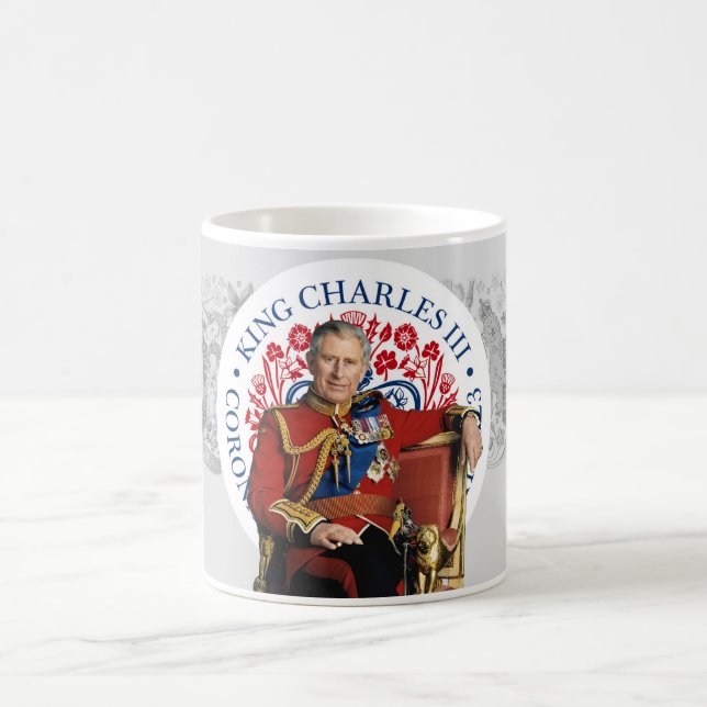 Taza De Café Coronación del Rey Carlos III (Centro)