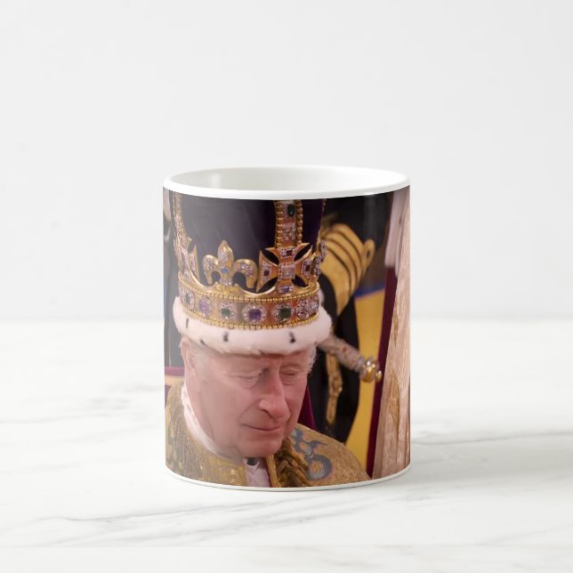 Taza De Café Coronación del Rey Carlos III (Centro)