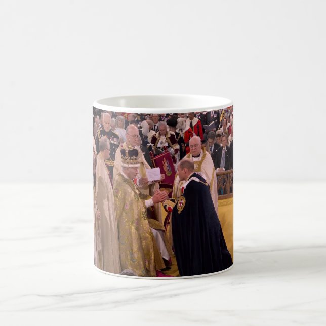 Taza De Café Coronación del Rey Carlos III (Centro)