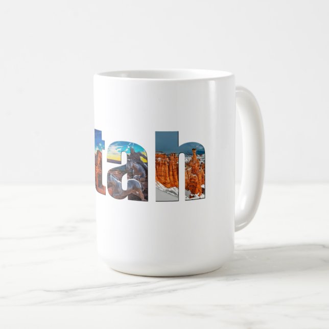 Taza De Café Coronas de Utah (Anverso derecho)
