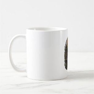 Taza De Café Coroza de alas de monja demonio de Halloween Luna