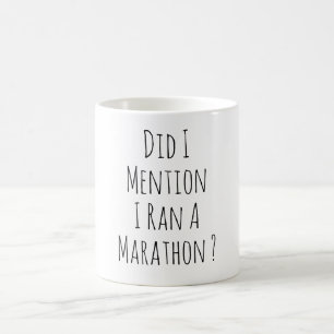 Taza De Café Corredor de Maratón Divertido Chiste de Correr