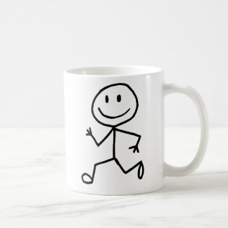 Taza De Café Corredor de Stickman